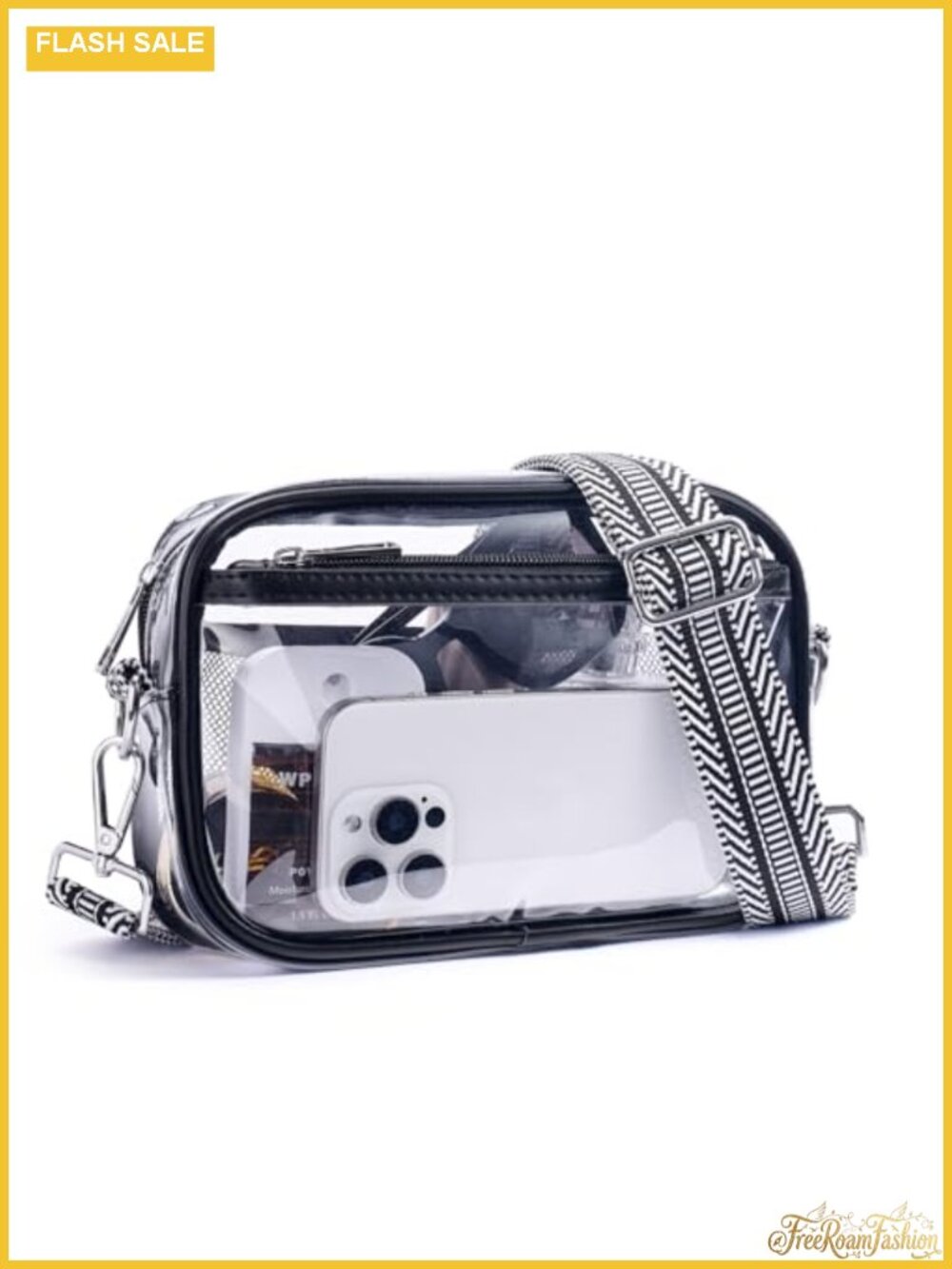 Clear Crossbody Bag for Women Stadium Approved Concert Festival Purse